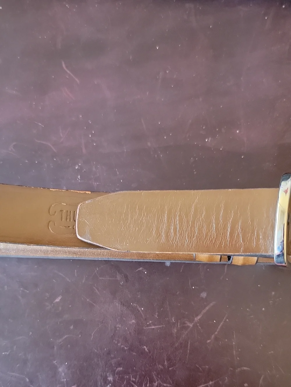 Thursday Men's Refined Leather Belt Toffee